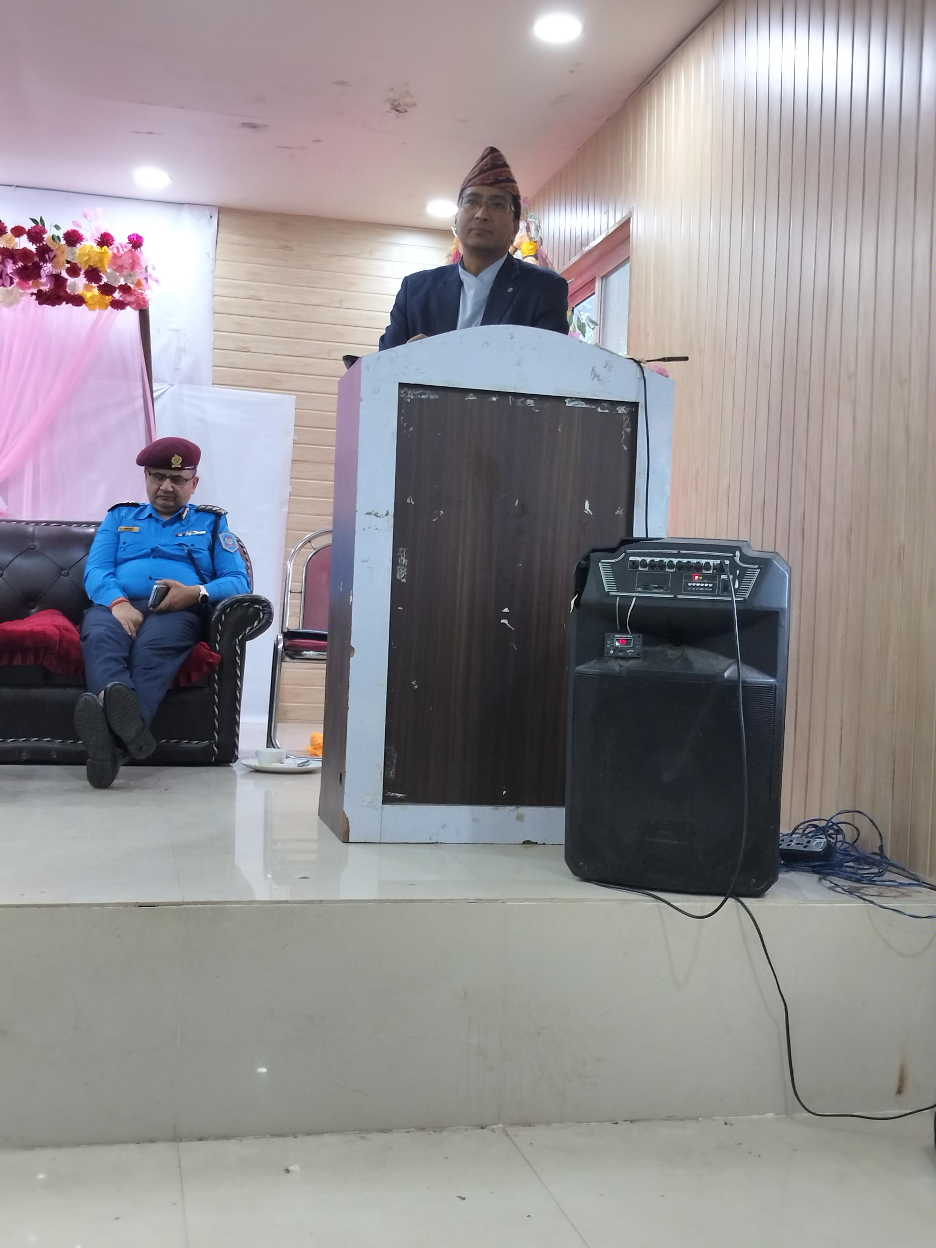 सुरक्षा समन्वय अपराध नियन्त्रण र सेवा प्रवाह सम्बन्धमा स्थानीय सरकारसँग अन्तरक्रिया कार्यक्रम